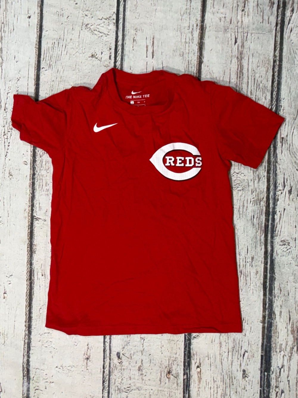 Elly De La Cruz Cincinnati Red MLB Baseball The Nike Tee Boys Kids Tshirt